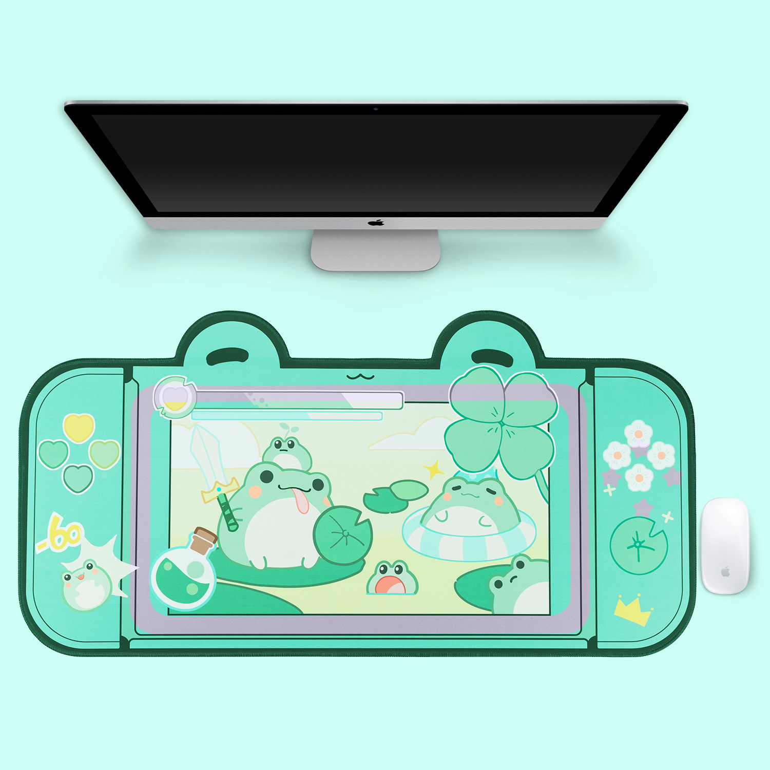 Gaming Desk Mat - Extra Large Kawaii Gaming Mouse Pad