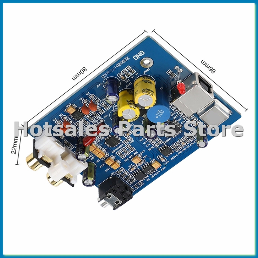 Sound Card Usb - MIni USB Decoder Board ES9028K2M+SA9023 Fever