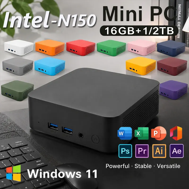 Pc Gaming Compact - 2026 Portable Mini PC GamerIntel N150