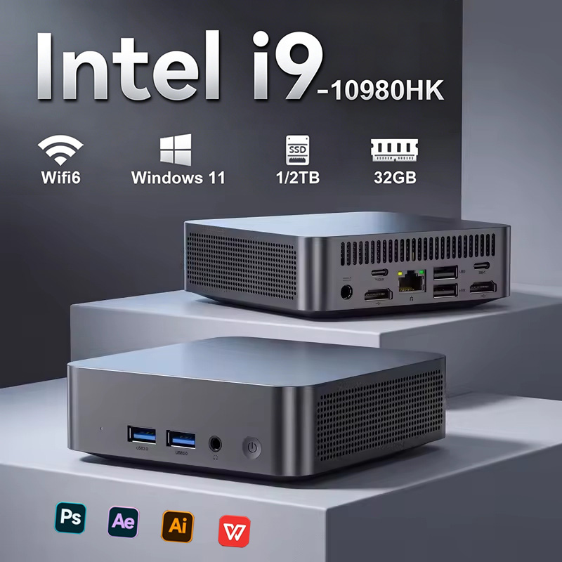 Pc Gaming Compact - 2026 Portable Intel Core I9-10980HK Computer