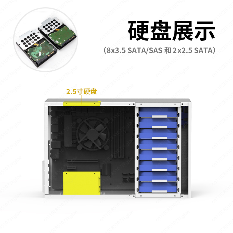 B8 8-position NAS chassis ATX  - огляд і ціна Atx Power Supply