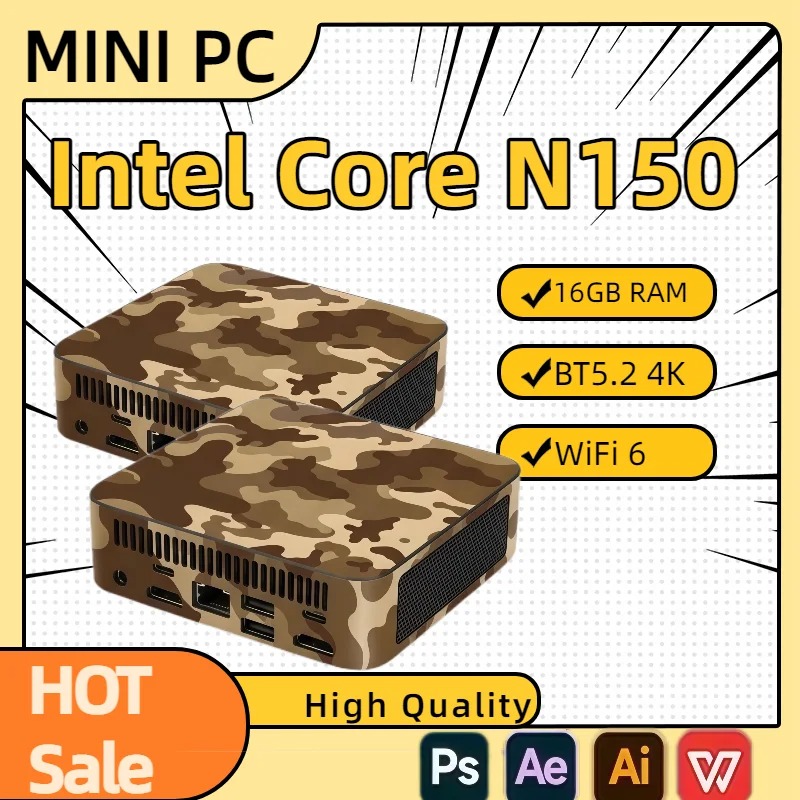 Compact Mini Pc Intel N150 Min - огляд і ціна Pc Gaming Compact