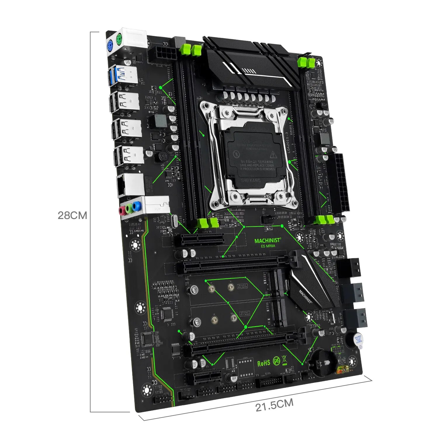 MACHINIST E5 MR9A V1.0 X99 Mot - огляд і ціна Pc Gaming Omen