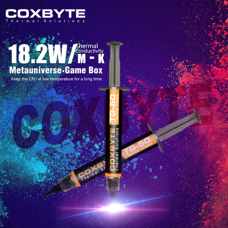 18.2W/mK Coxbyte TG-50 Thermal - огляд і ціна Thermal Paste