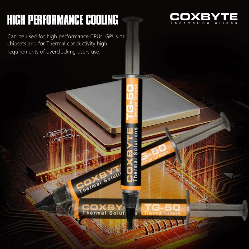 18.2W/mK Coxbyte TG-50 Thermal - огляд і ціна Thermal Paste