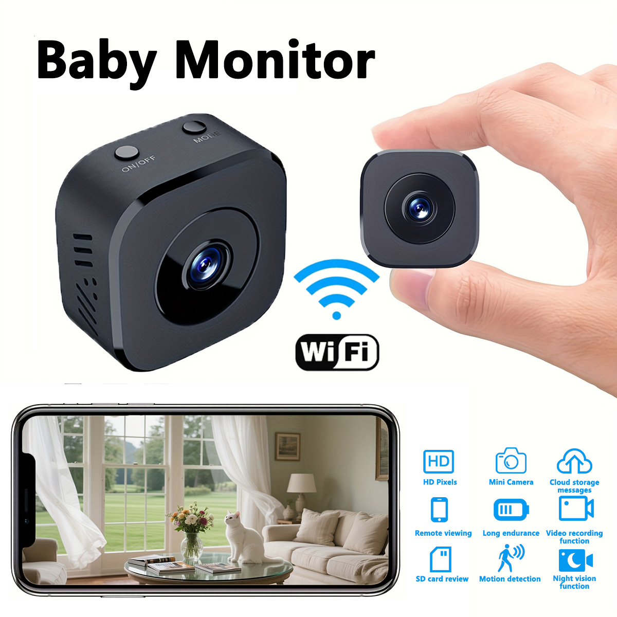 1080P HD Mini WiFi Camera Indo - огляд і ціна Sound Card Usb