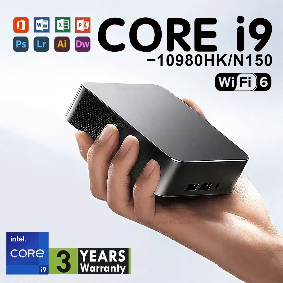 Intel i9 10980HK Mini PC Dual  - огляд і ціна Pc Gaming Compact