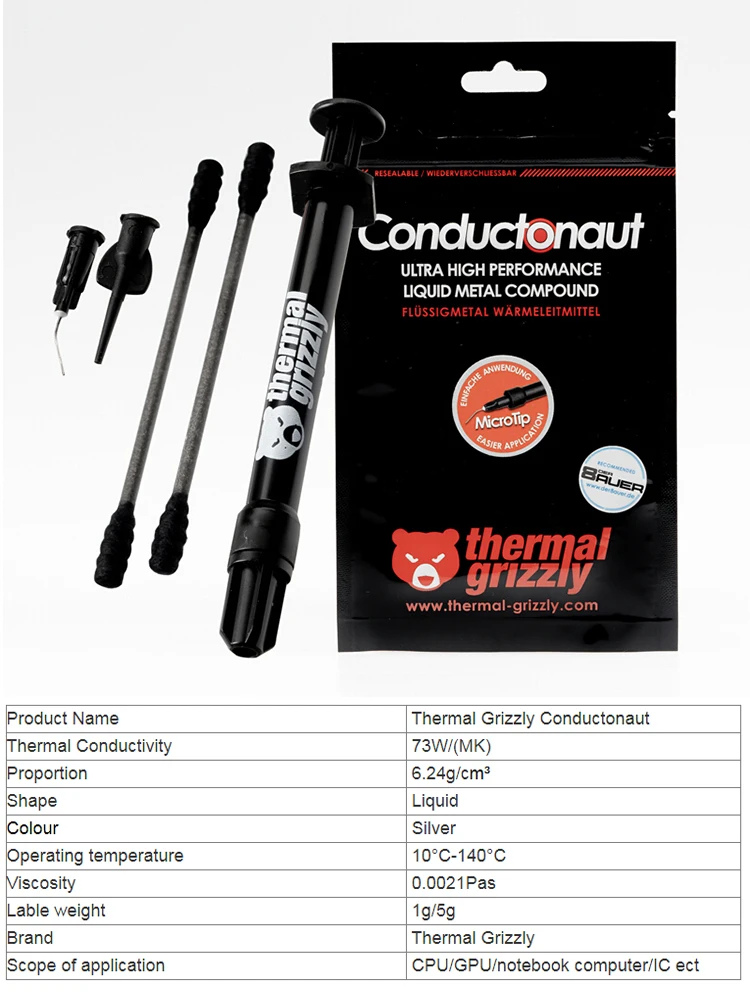 High Thermal Conductivity Liqu - огляд і ціна Thermal Paste