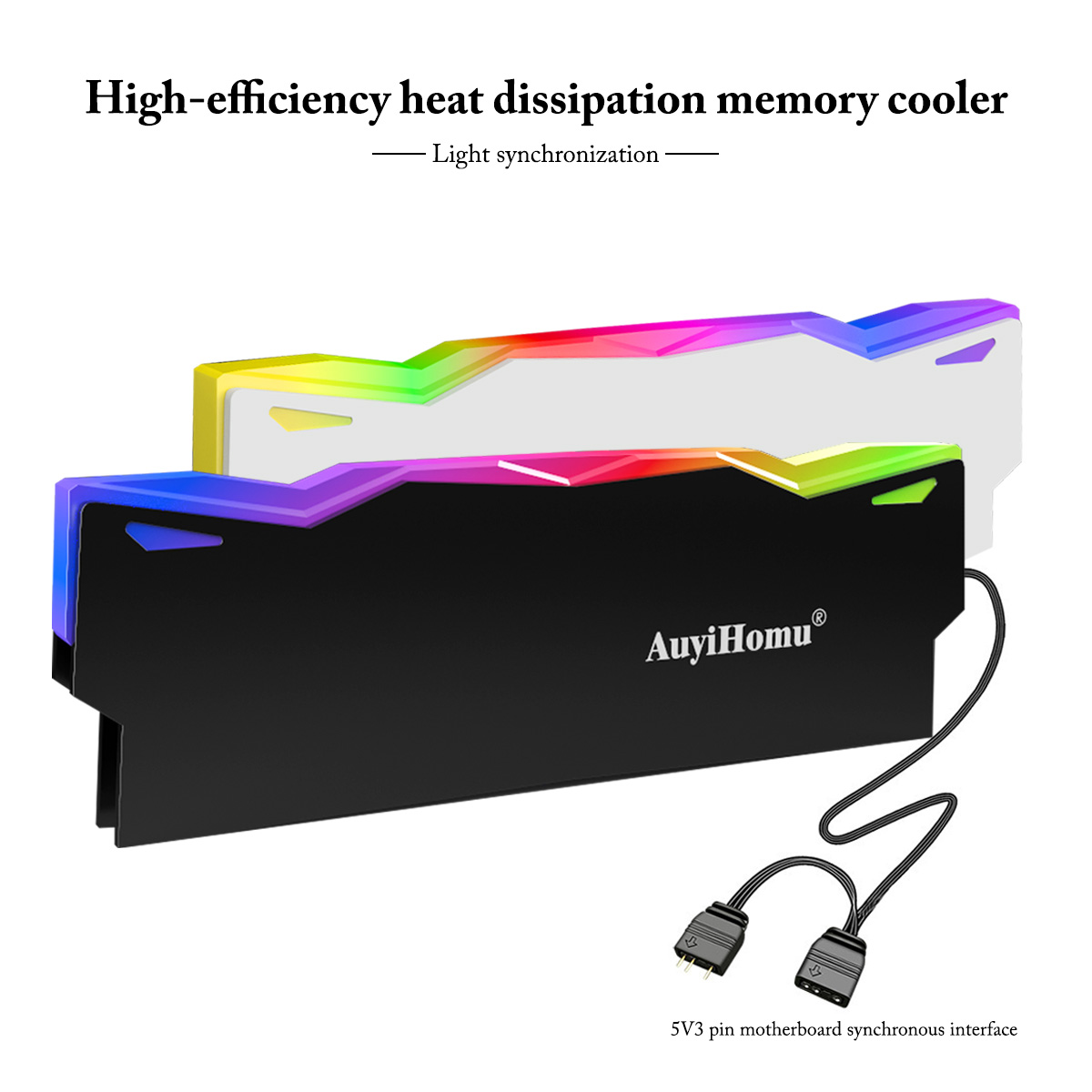 AuyiHomu RGB Heatsink, 5V 3Pin - огляд і ціна Pc Gaming Ddr4