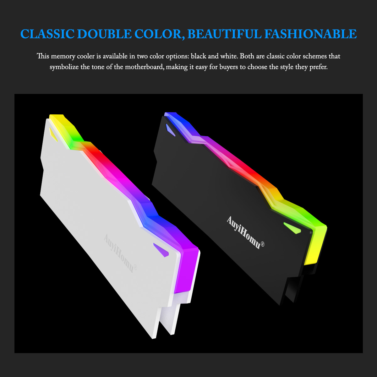 AuyiHomu RGB Heatsink, 5V 3Pin - огляд і ціна Pc Gaming Ddr4